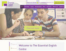 Tablet Screenshot of essentialenglishcentre.com